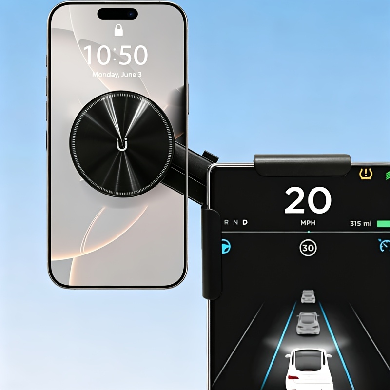 TEMU Suitable For 009 9x 7 Magnetic Phone Holder Navigation Phone Holder