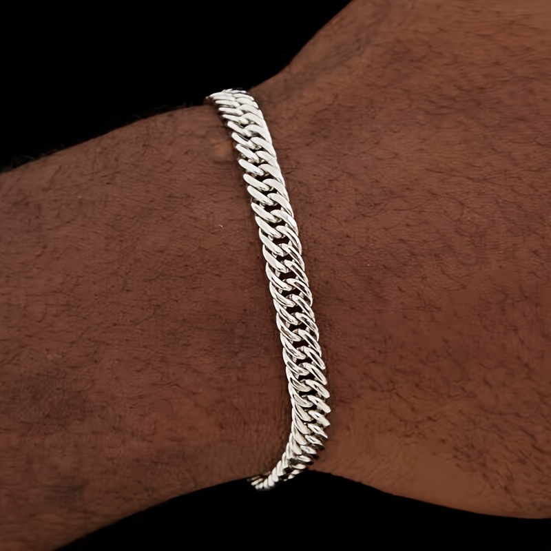 

Men's Titanium Steel Bracelet, Fashion Bracelet, Daily Casual Accessories, Hip Hop Jewelry