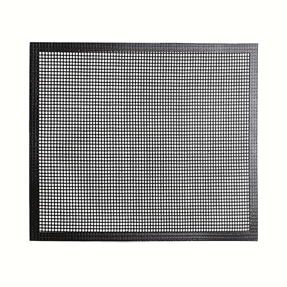 TEMU 1pc Heavy Duty Reusable Grill & Oven Baking Mesh Mat - Food-safe Ptfe, Heat Distribution For Pizza, , Vegetables On Electric/gas Ovens, Toasters