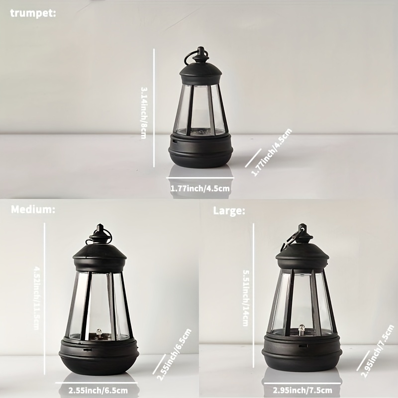 TEMU 3pcs Set Of Solar Chandeliers (large, Medium, Small), Lanterns, Led Lights, And Light Sensor Lights. Suitable For , Lawns, And Courtyards.