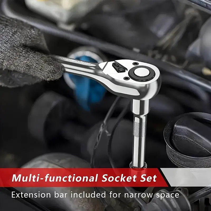 Universal Mechanic Tool Set - Professional Socket Auto Kit Universal Mechanic Tool Set - Professional Socket Auto Kit
