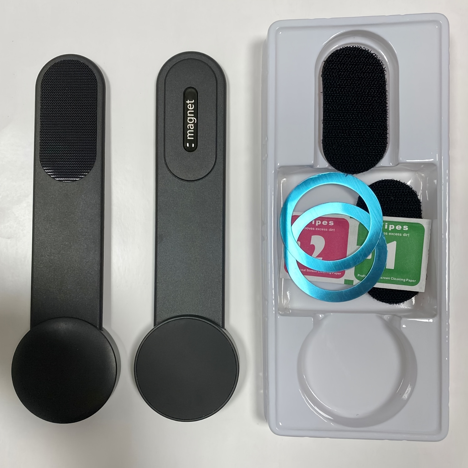 TEMU 1pc Magnetic Car Phone Mount, With Detachable Aluminum Arm And Silicone Dashboard Installation - Rotatable, Non-slip Grip, Holds Most Vehicles,