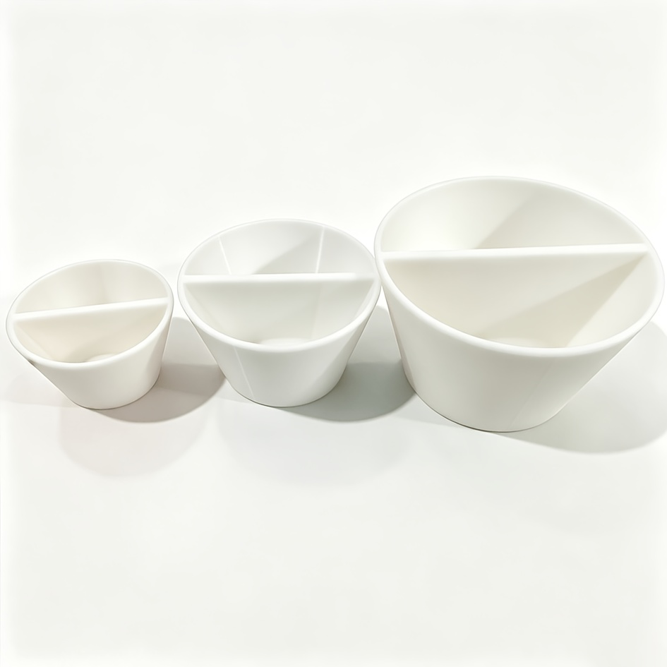 TEMU Lot de 3 outils de poterie à bords effilés pour la sculpture à , le sur de potier et la finition de bord - Moules en plastique multi-tailles à