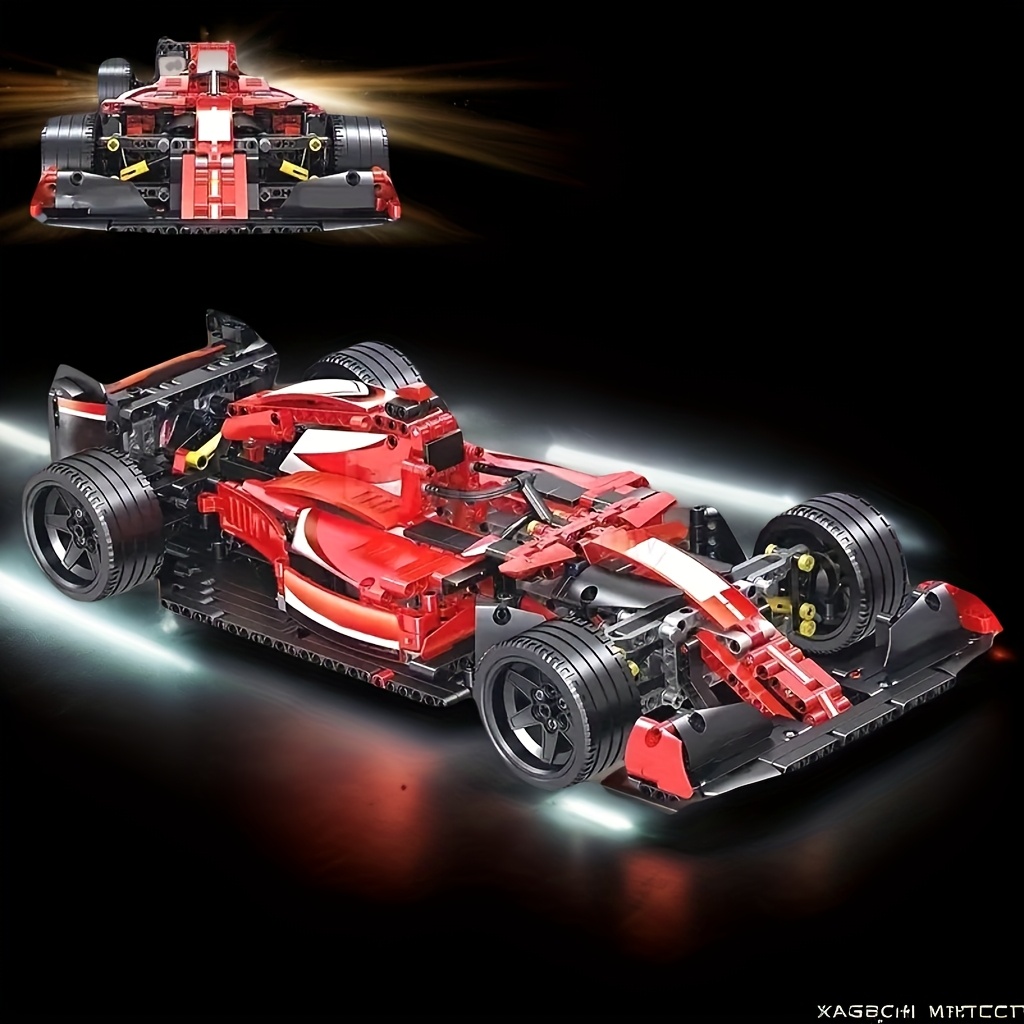 Luxury Tech Car Building Block Model Set, High Difficulty Assembly