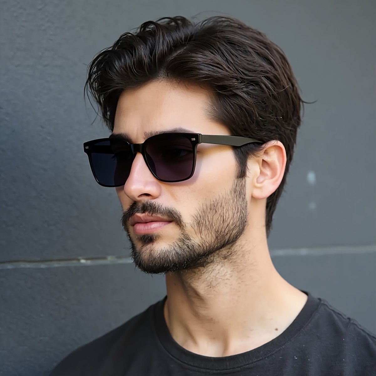 1pc gafas sol retro hombre redonda oversize lentes Temu Ecuador