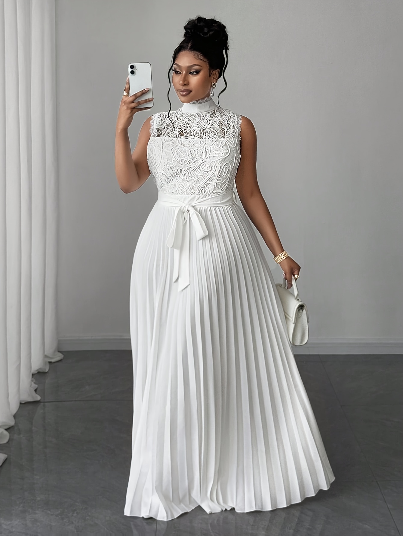 zalia embroidered lace mermaid dress ZALIA Sequin Embroidered Bodice Mermaid Prom & Formal Dress main image 0