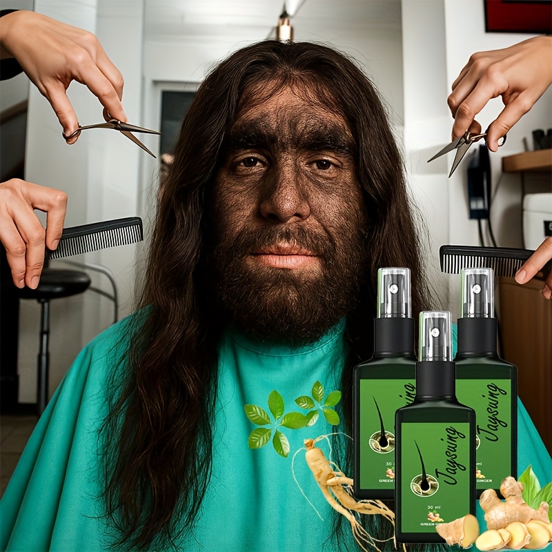 TEMU Hair Nutrient Solution, Natural Hair Esence Ultra-moisturizing Your Hair From Root To Tip, Ginger Hair Care Essential Oil, Hair Care Product,