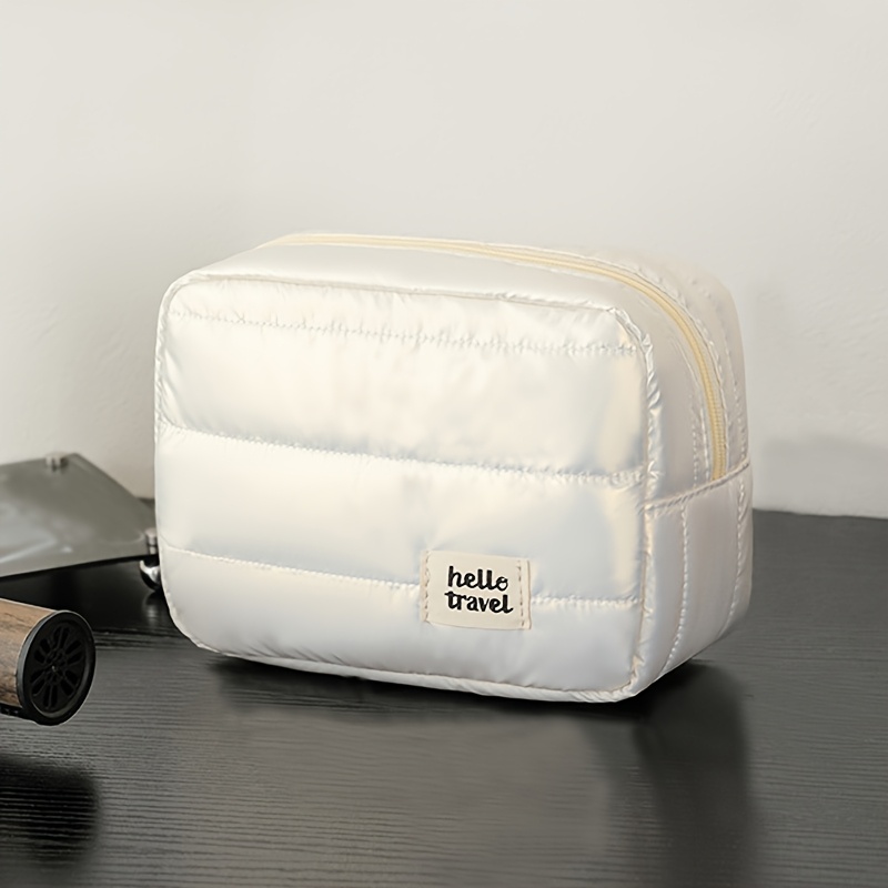 

Large Capacity Portable Cosmetic Storage Bag For Travel And Toiletries, Handheld Makeup Pouch.