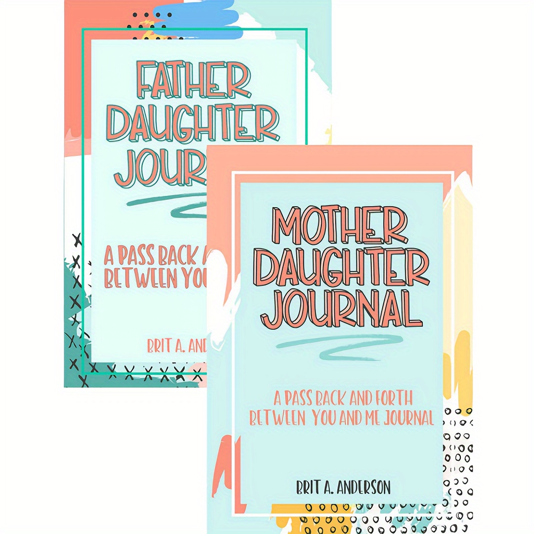 

Family Journal Set - Mother & Daughter/father & Daughter , Love And With Paper Cover For Use