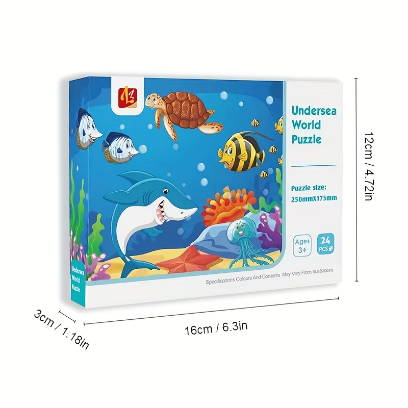 FORMIZON Puzzle De 128 Piezas De Sirena – Cartón Reciclado Con Forma De Silueta, 3+ Años