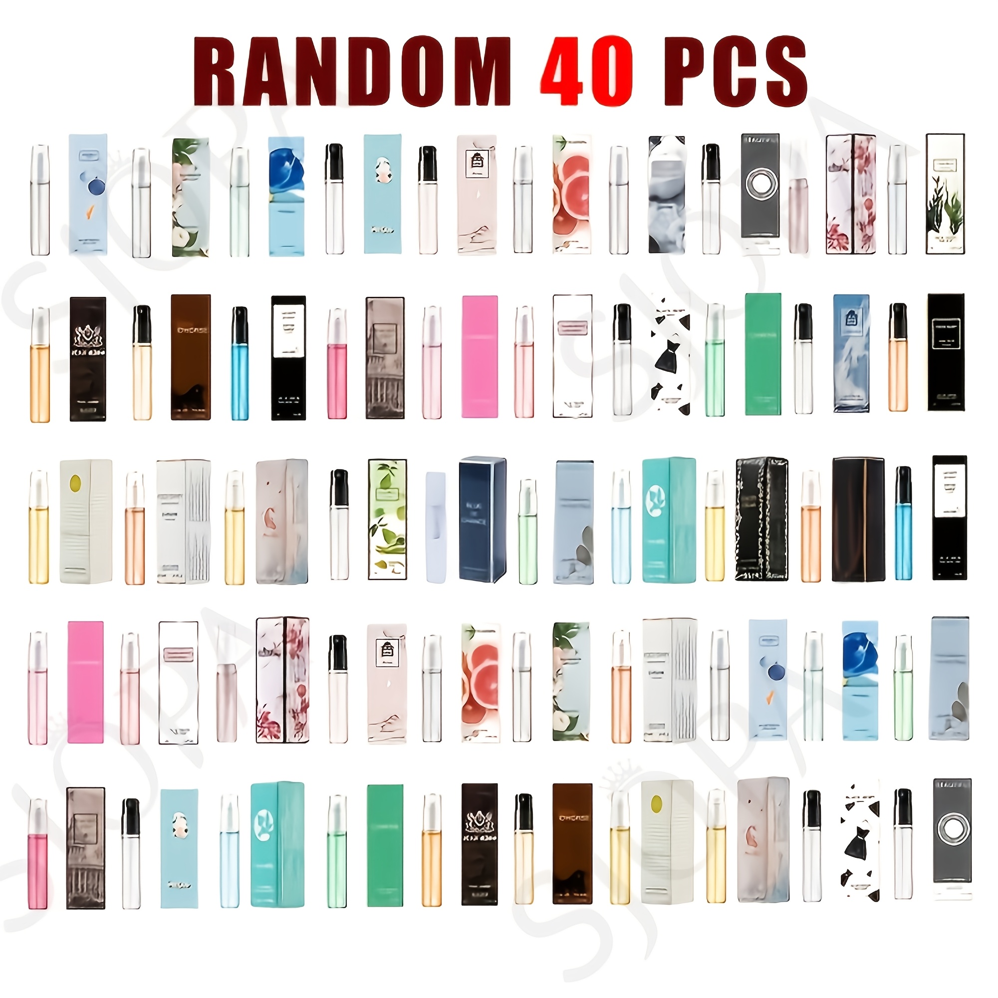 TEMU 40pcs Mini Perfume Set For Women With Random Fragrances Including And Scents Perfect For Hair Use Gifting Birthday Anniversary Present Size