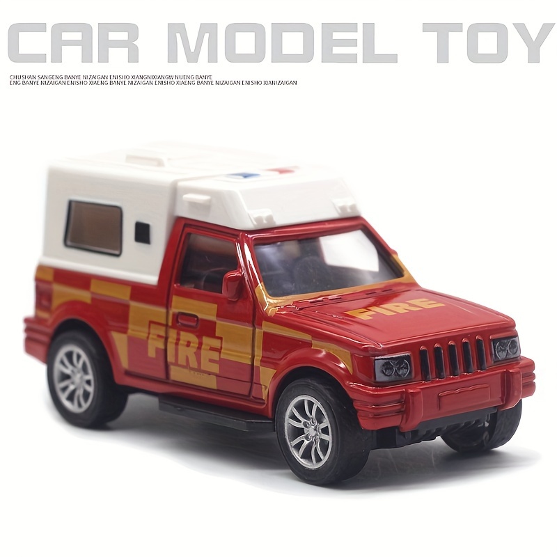 1:43 Premium Metal Alloy UK Emergency Vehicle Toy Set