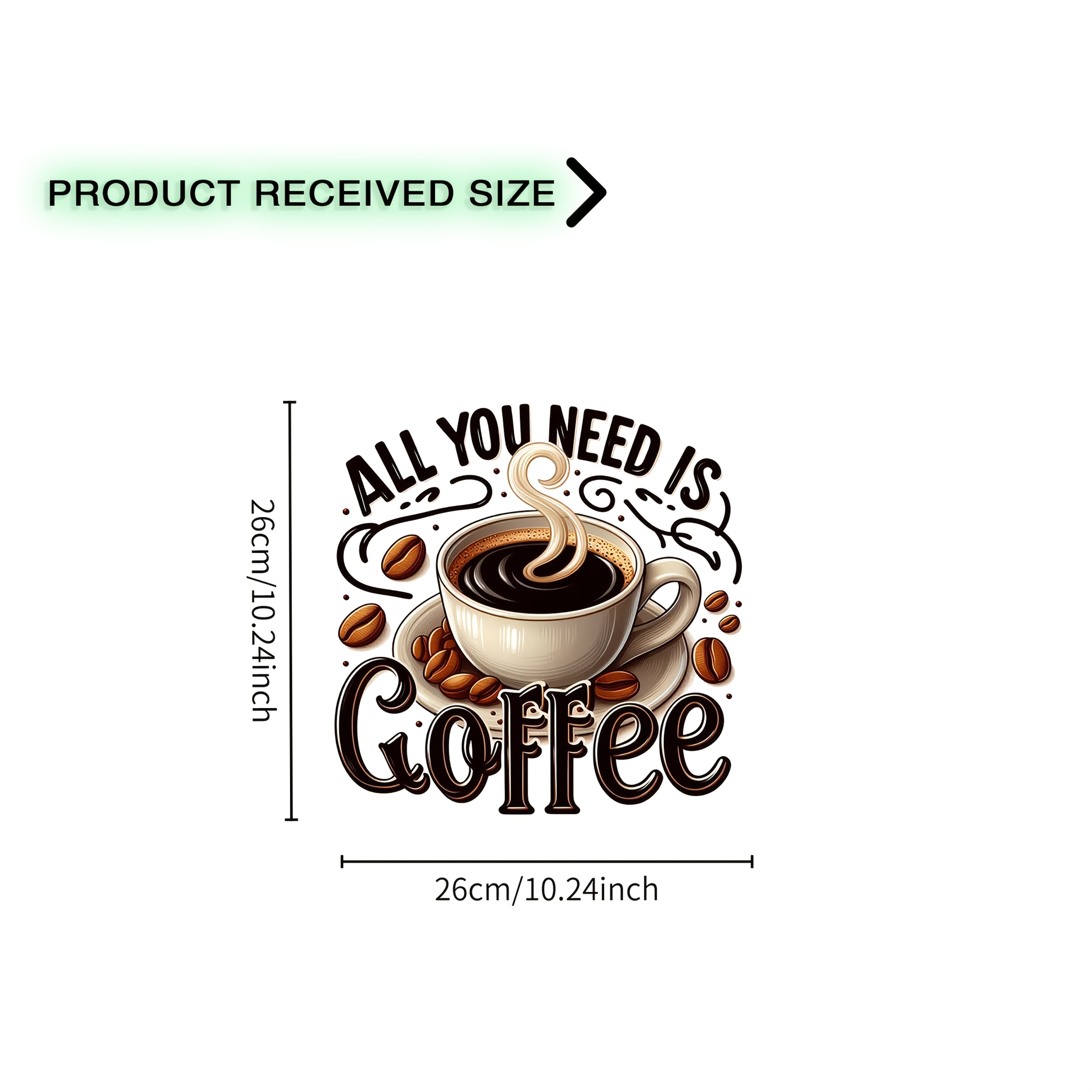 TEMU 2d Flat - 2d Flat - Cup Pattern 2d Flat Glass Electrostatic Adsorption Sticker Indoor Decoration Pet Material Glue-free Traceless Does Not Hurt