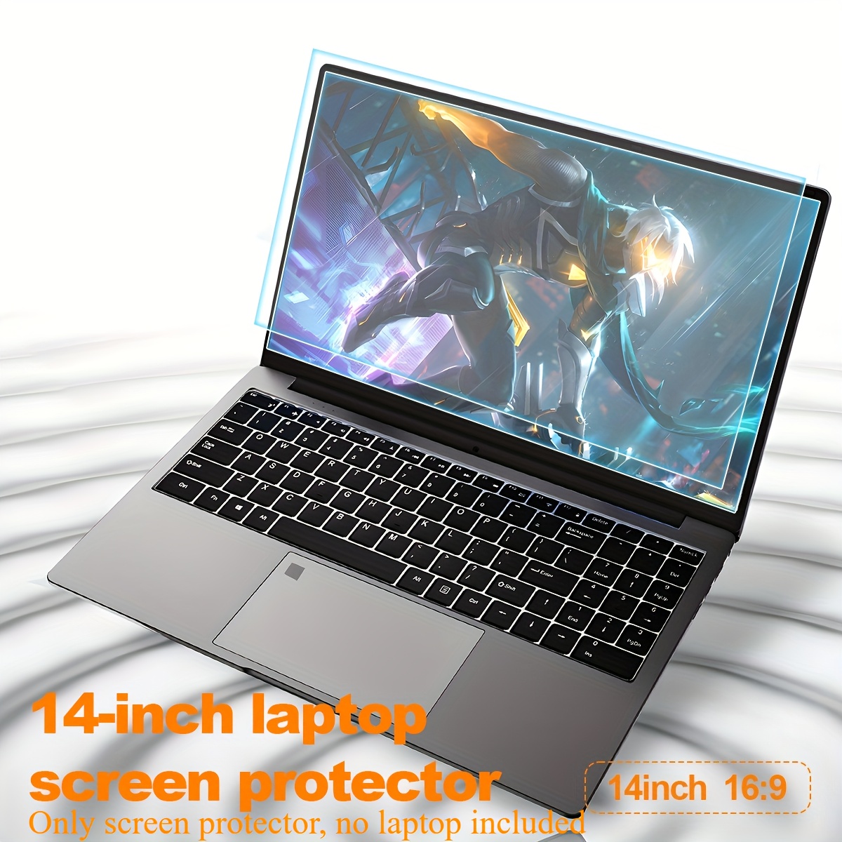 TEMU 14-inch Laptop Screen Protector, Anti-fingerprint, Anti-blue Light, Scratch-resistant, Hd Graphics, Matte End, Material, With Installation Kit