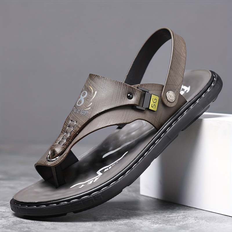 Sandalias y Zapatillas de Moda para Hombre de Zapatos Casuales para  Caminar en Negro