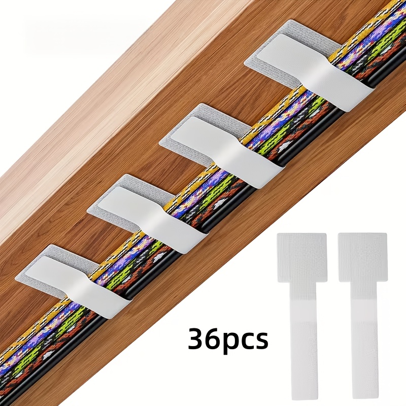 E-shop 36er-Pack, Multifunktionales Magic Tape Binder, Wiederverwendbarer Kabelorganizer, Starker Selbstklebender Binder, Einfache Organisation von