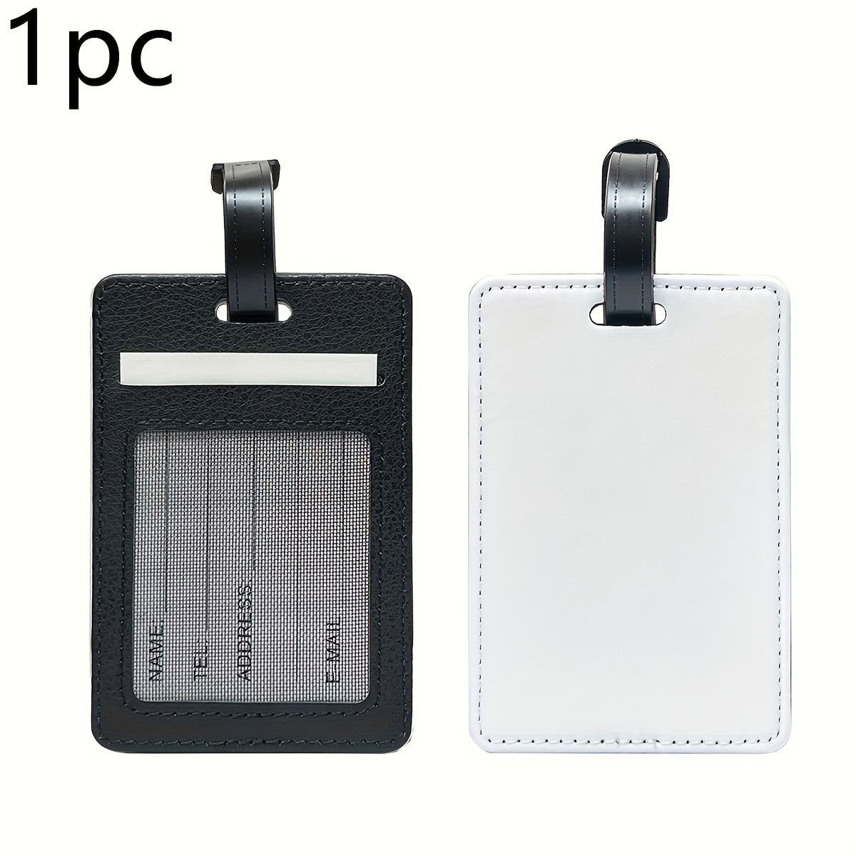 TEMU A Personalized Photo Luggage Tag, Stylish And Minimalist. Customize With Your Favorite Image. An Essential Luggage Tag For Business Trips,