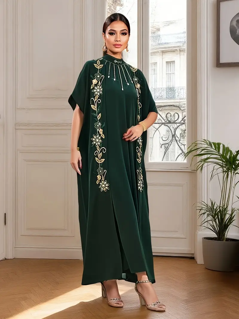 party wear dress for ladies in dubai Party Wear Dubai Kaftan Dress Perfect for Every Celebration