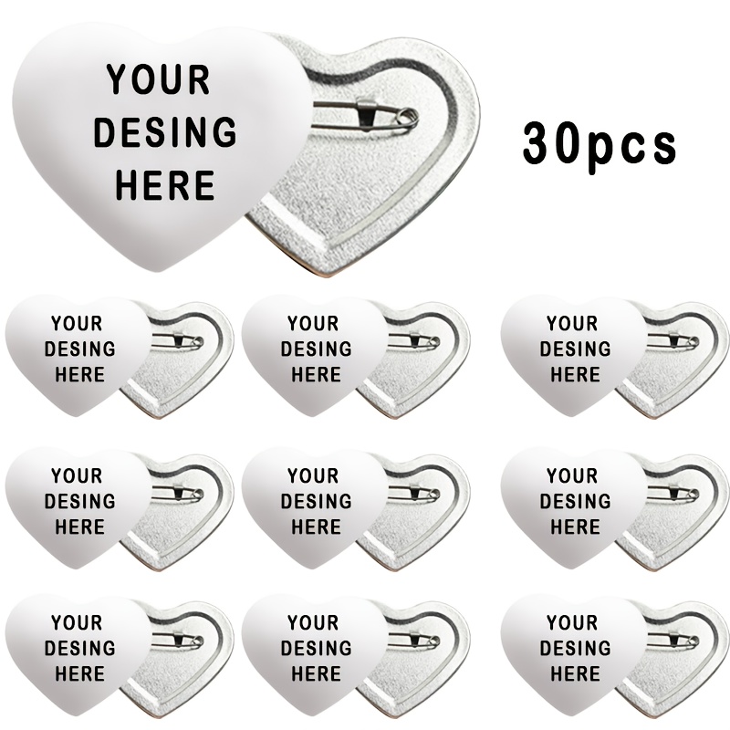 TEMU ¡10/20/30pcs insignias personalizadas de ! Diseño único, ¡ lo que quieras tú mismo! Ideal para y a fans