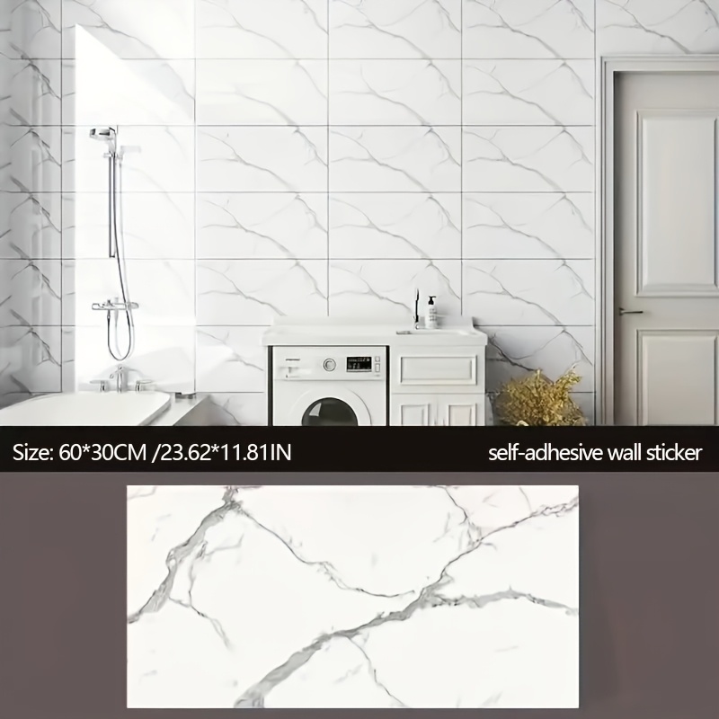 40pcs self wall stickers wall panels glossy removable wall stickers tile wallpaper oil proof stickers kitchen waterproof and oil proof heat resistant stickers suitable for kitchen bathroom wall renovation stickers details 3