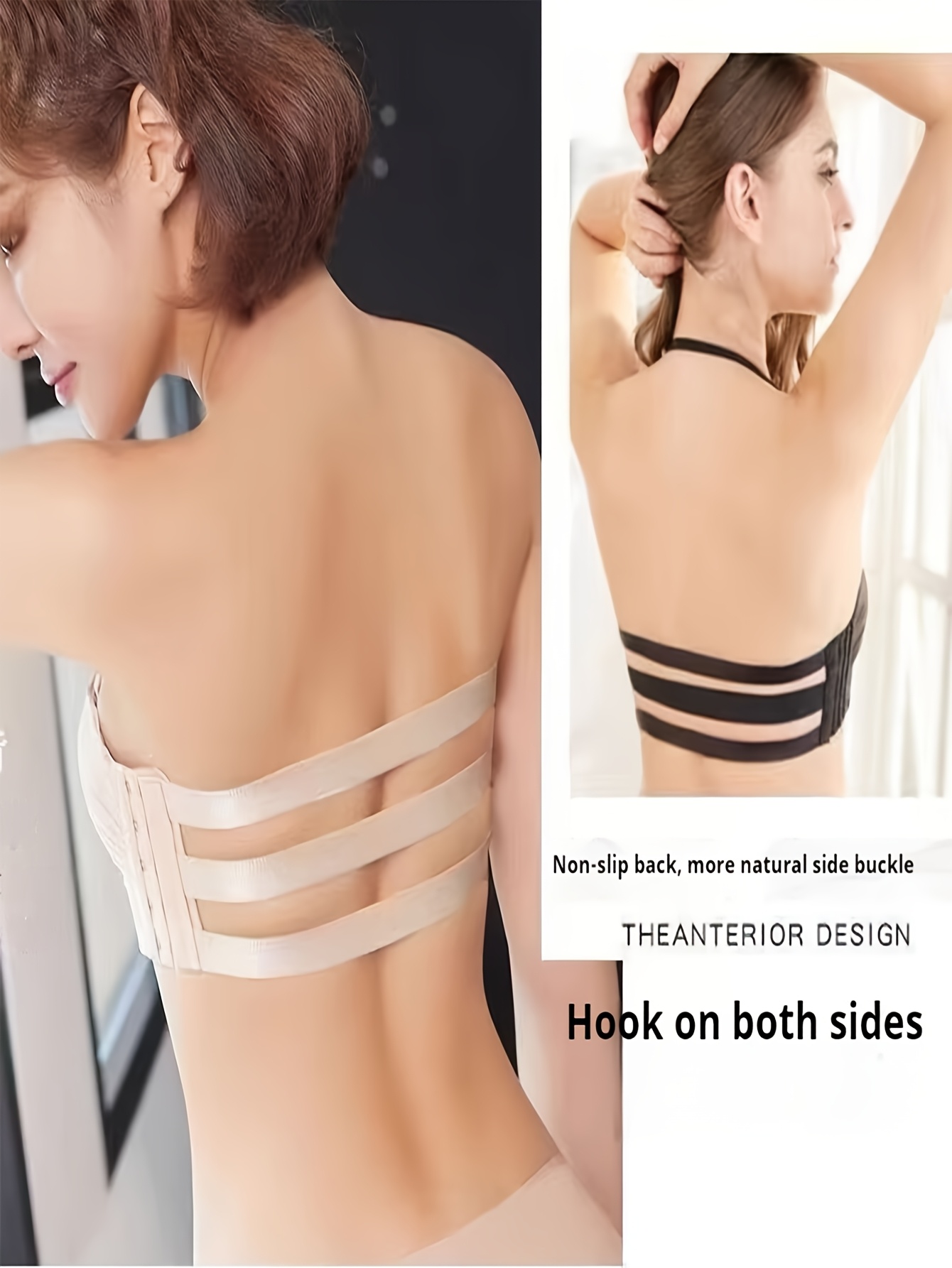 Adjustable Bra Strap Extender with Comfortable Back Hook - Extends Standard Straps by 5.08 cm, Soft Fabric & Durable Metal Clasps for Women's Underwear & Lingerie Accessories, Comfort Enhancement, Flexible Undergarment, Strong Clasps