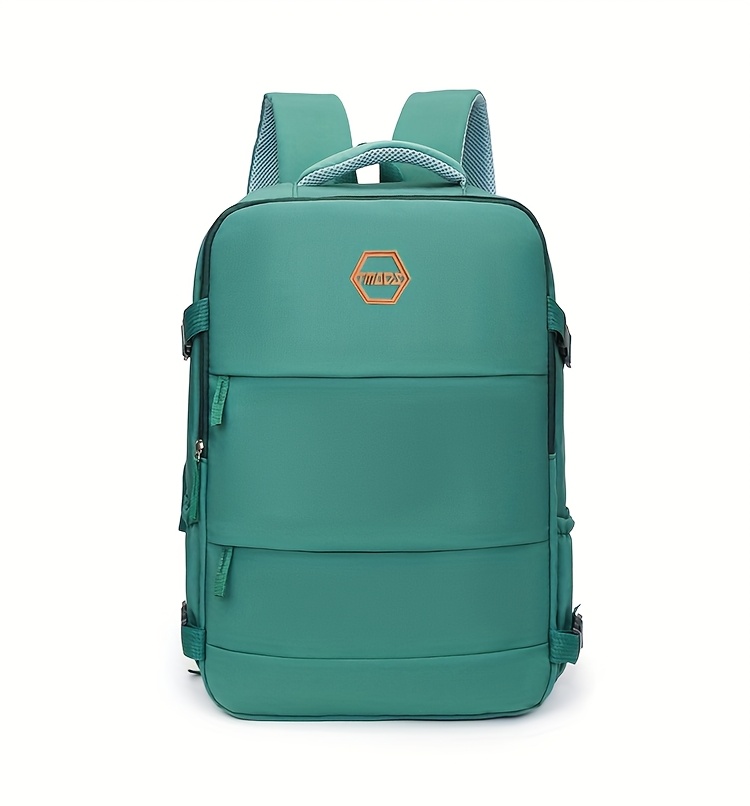 Bolso de viaje ligero, mochila convertible de gran capacidad con compartimento para zapatos, bolso antirrobo para hombres y mujeres, estilo deportivo, material Oxford, apertura de 180°, equipaje multifuncional para viajes cortos