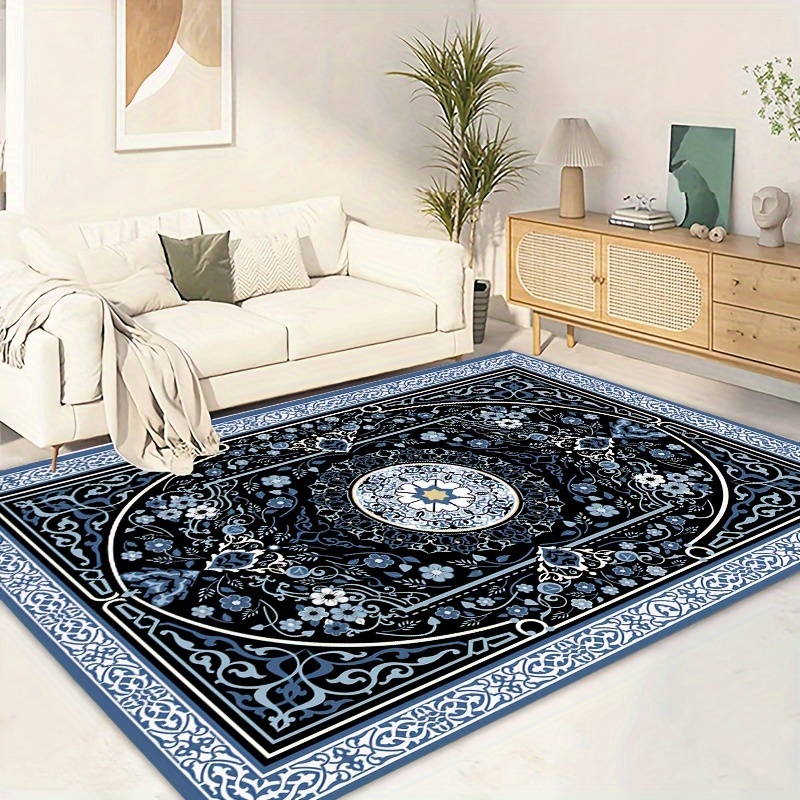 

1pc Non-slip Floor Mat, Persia Print Floor Mat, Machine Washable, Household Iving Room Decoration Carpet, Bedroom Décor Rug, Popular Fantastic Area Rug