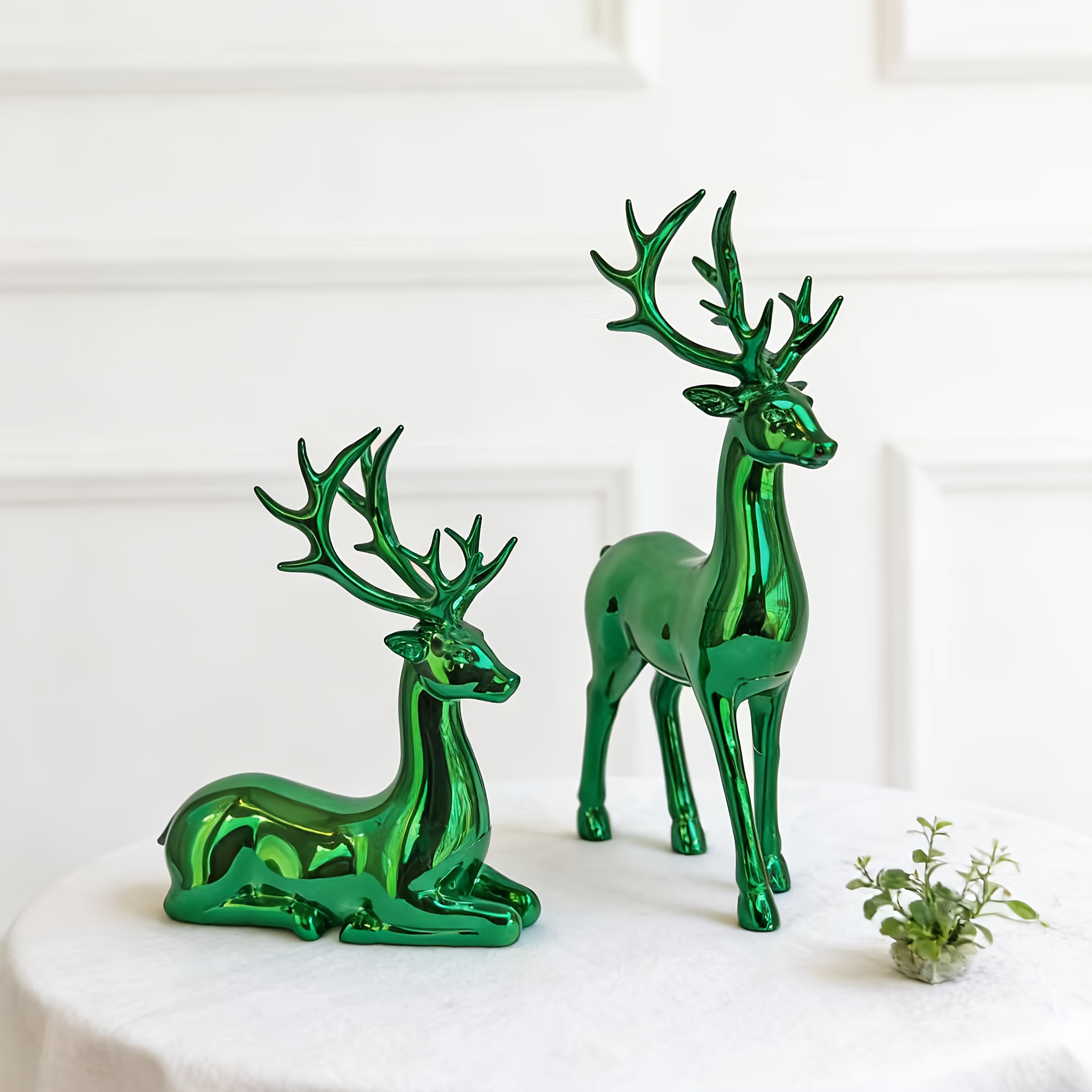 2er set ornamente feiertagsfiguren dekoration büro