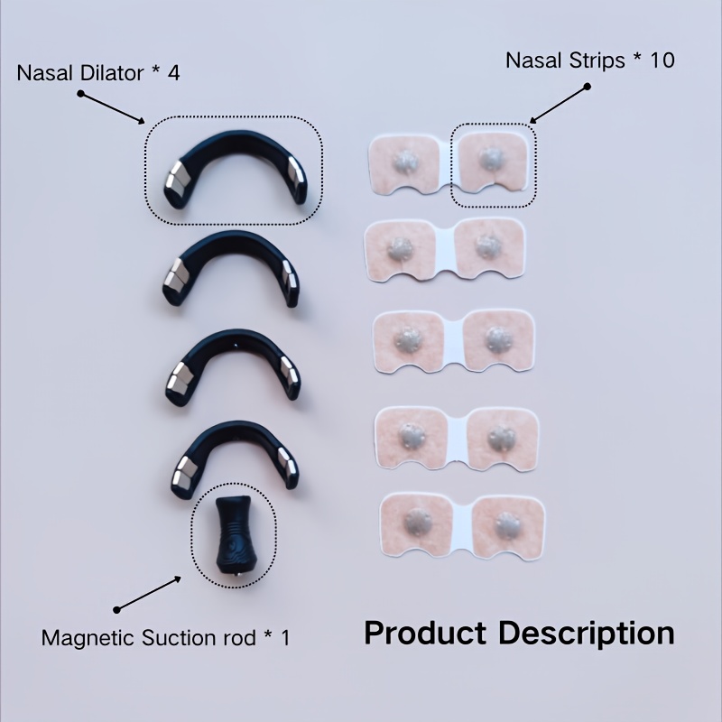 kit nasal magnético 4 clips nasales negros - Temu Peru