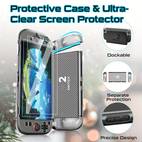 suitable for switch 2 accessory gift set halloween thanksgiving black friday christmas new year holidays gifts for men and women large capacity durable storage case portable travel case steering wheel 2 joycon covers 2