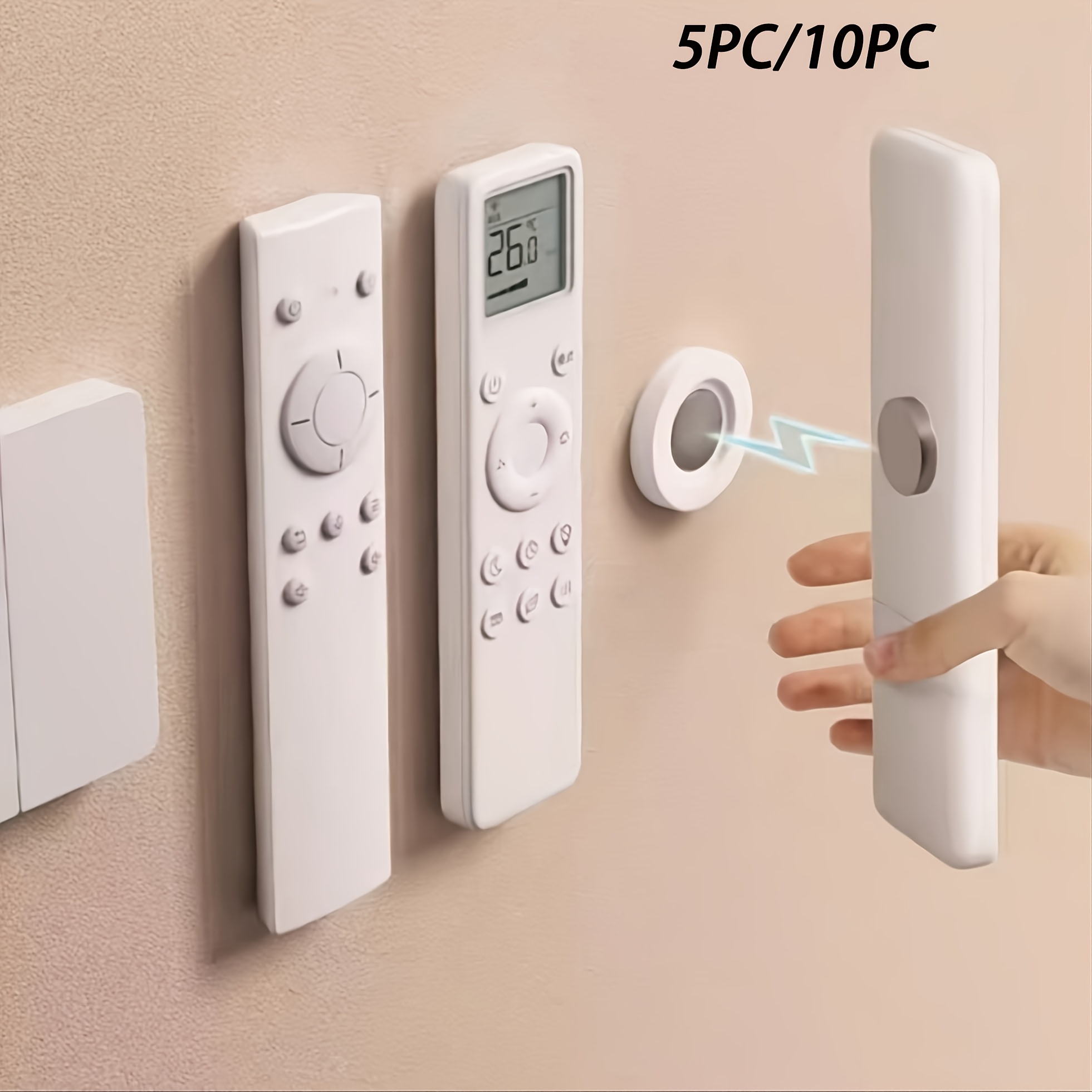 5-teilig/10-teilig Fernbedienungsstnder, magnetisch unsichtbar  wandmontiert * fr verschiedene Haushaltsgerte-Fernbedienungen *-Stil  Aufbewahrung, Rahmen ohne Ngel fr nahtlose Wanddekoration, ...