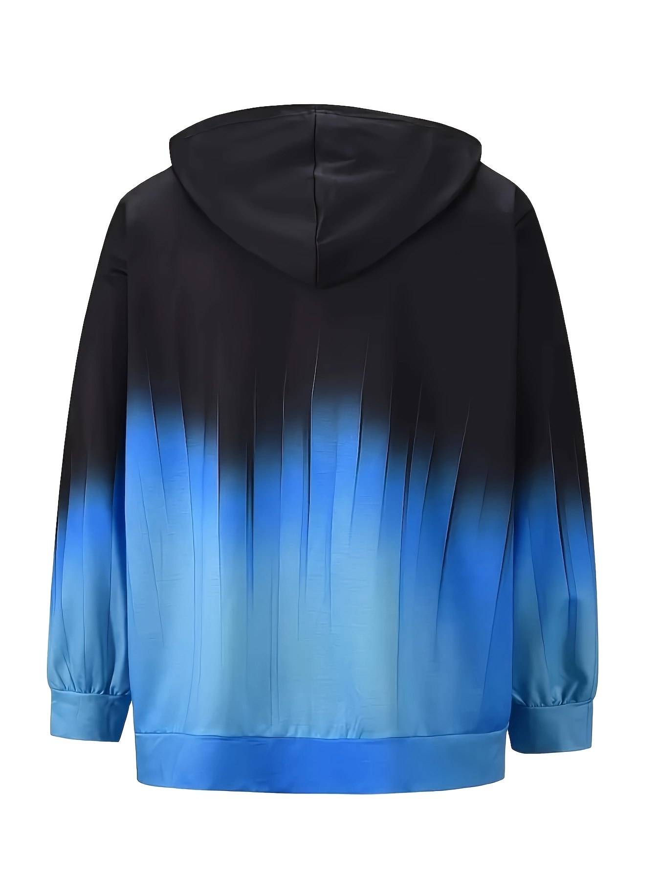 Rosegal Plus Size Color Block Denim Jacket Women Hooded Long