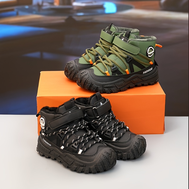 

Chaussures de en GX-S106 détail de voiture, mi-, arrondi, adapté l'hiver, vêtement décontracté, garçons et filles, de 14 ans