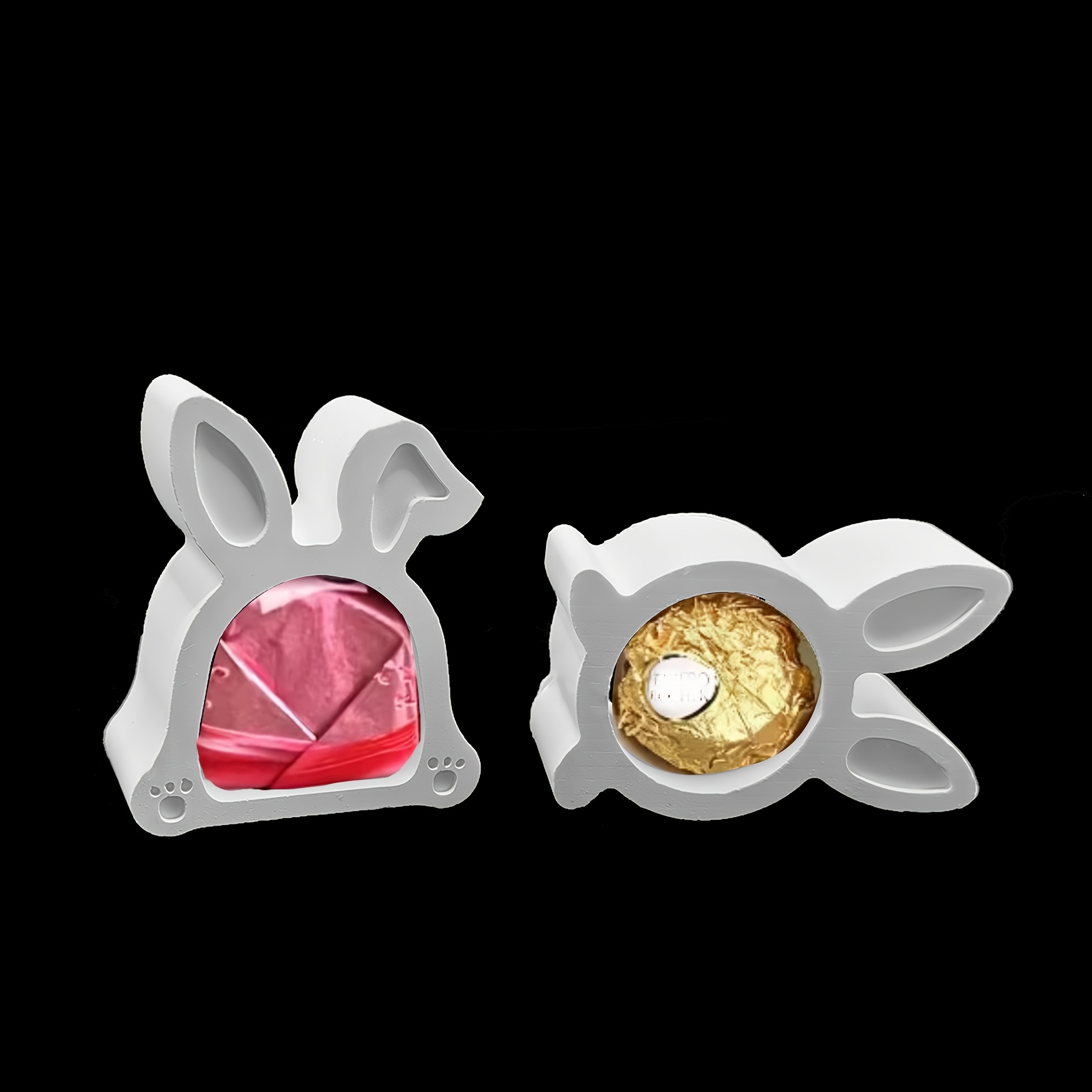 Clay Mold, 2-in-1, Large Easter Diy, New Cute Silicone Plaster Mold For Resin Casting