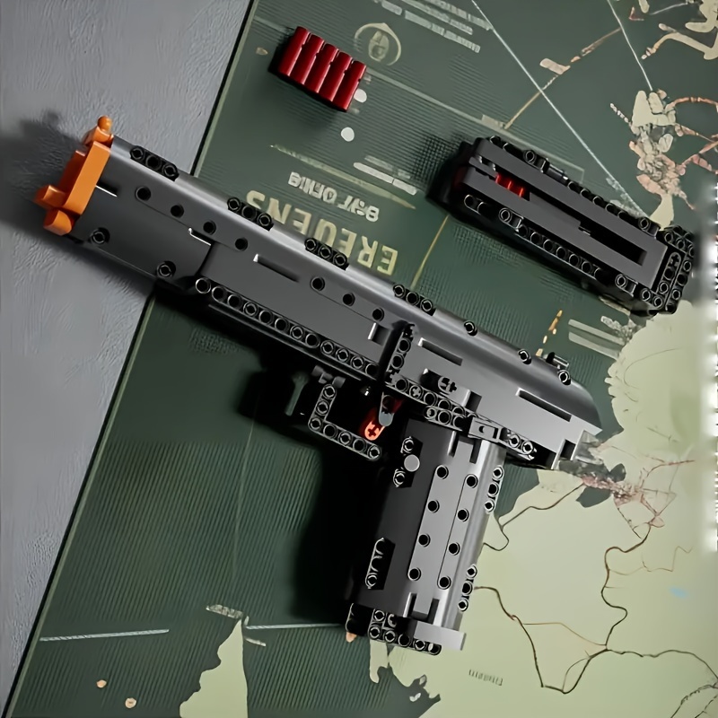 Désert aigle pistolet bloc de construction mitraillette série Lego