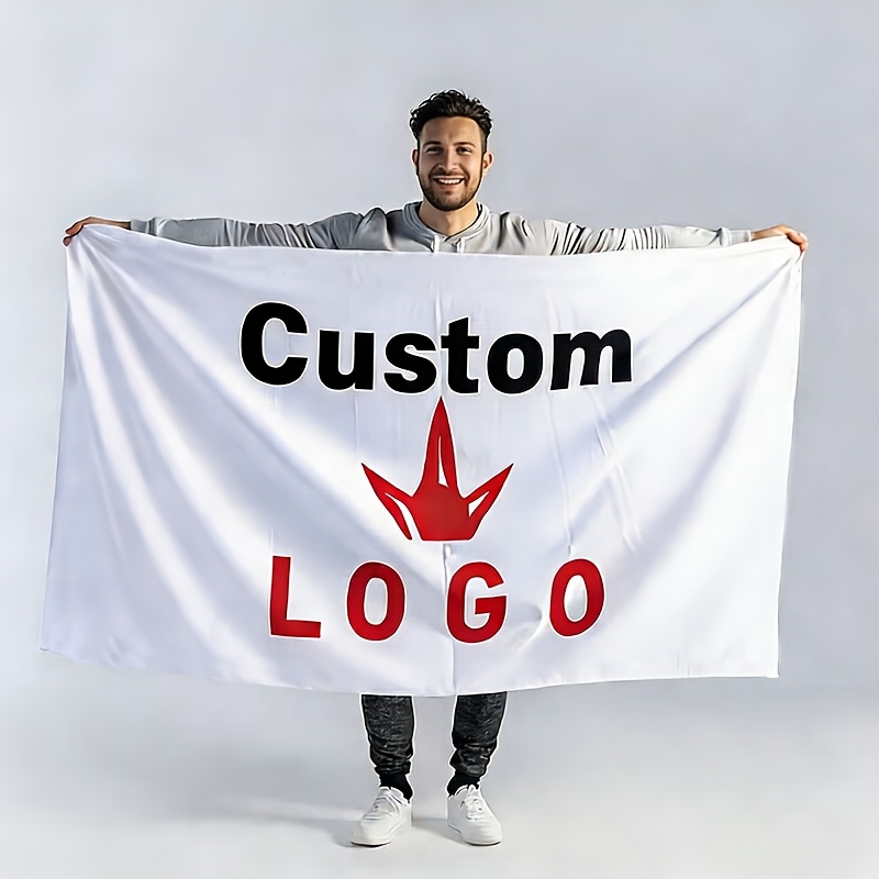 [personalizzato] 1 banner bandiera personalizzata, diverse misure disponibili, banner personalizzato con il tuo logo_testo, design     e  , resistente ai   uv, tessuto in poliestere resistente, decorazione per feste al chiuso e al chiuso, compleanno, natale