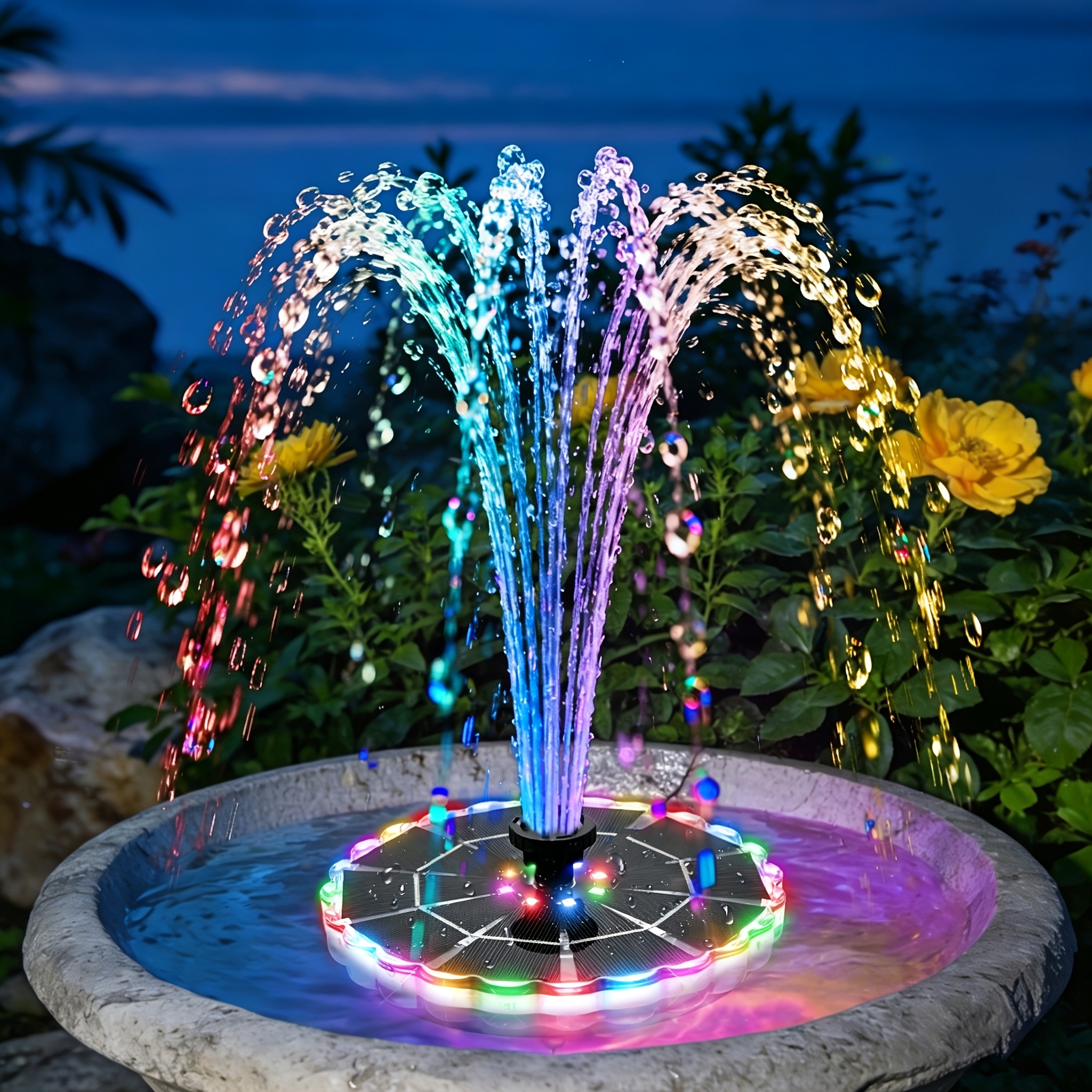 rechargeable water fountain sold on Temu Australia
