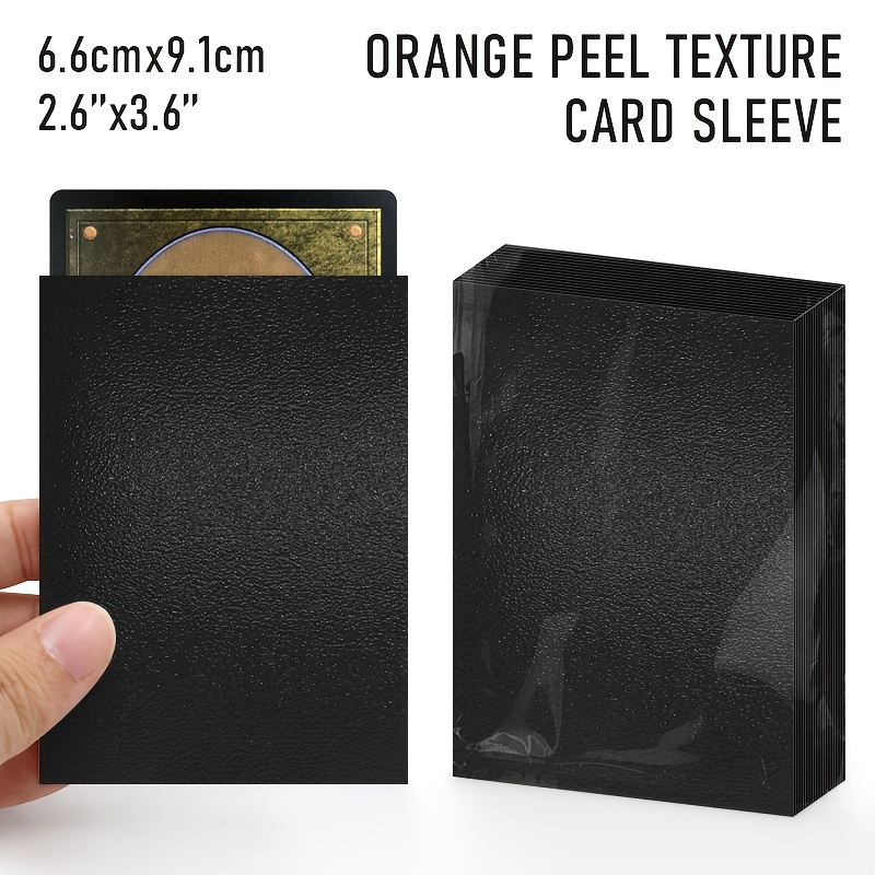 1000   black card sleeves matte card sleeves deck card protectors trading card sleeves fit for mtg baseball cards sports cards game cards 0