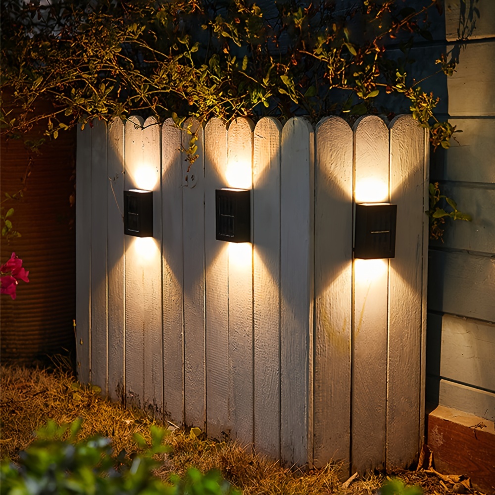 

4pcs-2 Led Solar Deck Light Path Garden Patio Pathway Stairs Step Fence Lamp Outdoor
