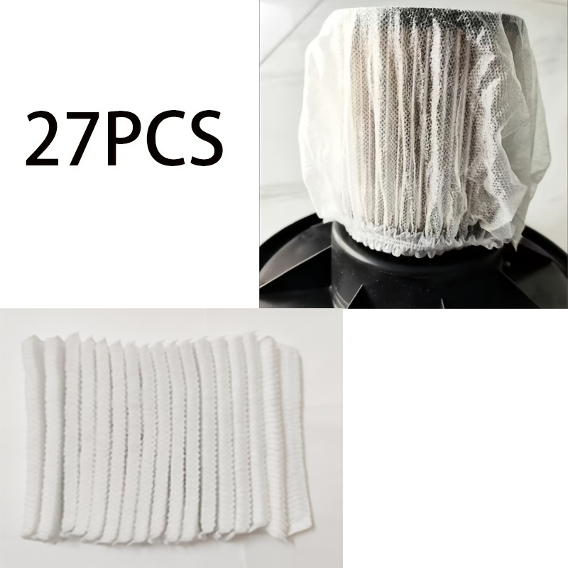 TEMU Vacuum Cleaner Filter Mesh Cover, Disposable Elastic Non-woven Filter Mesh, Non-woven Vacuum Bag, Suitable For Home Vacuum Cleaners