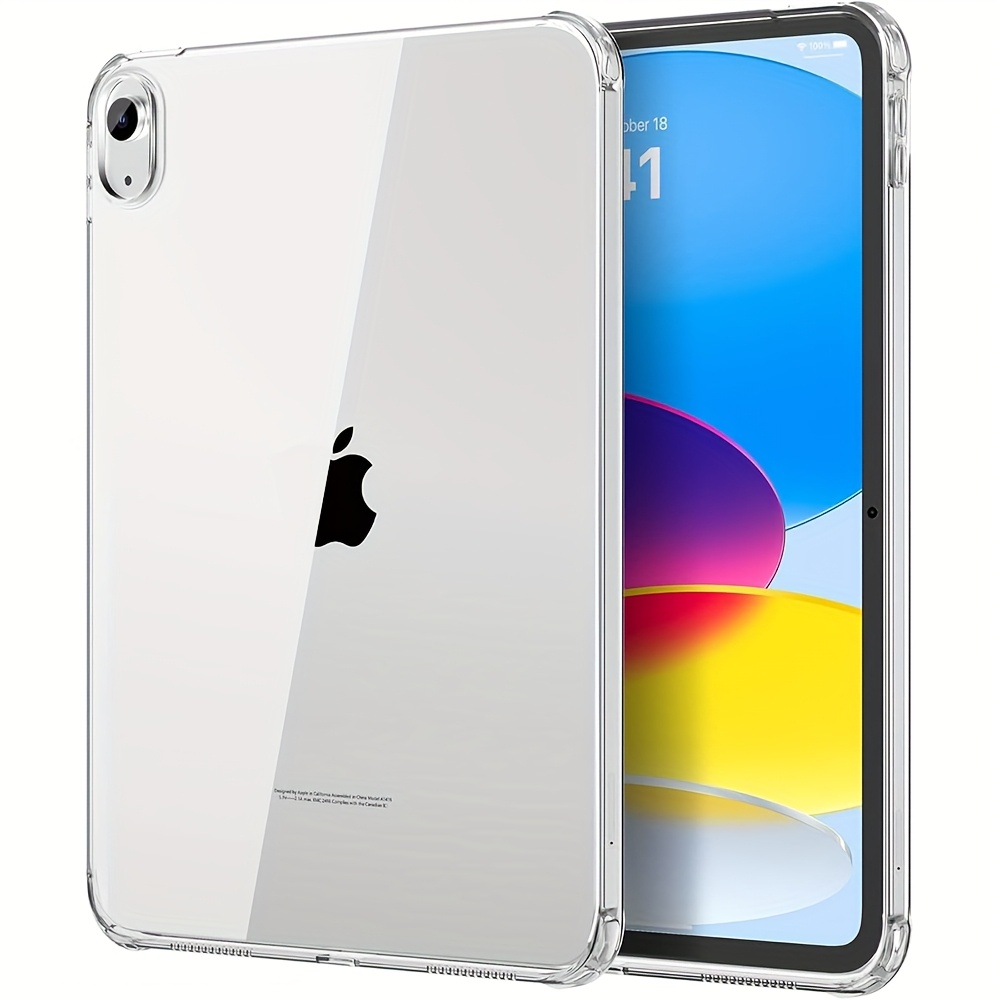 E-shop Hülle für iPad (A16) 11. Generation 2025 11 Zoll/10. Generation 2022 10,9 Zoll transparente Schutzhülle, leichtes weiches TPU-Material,