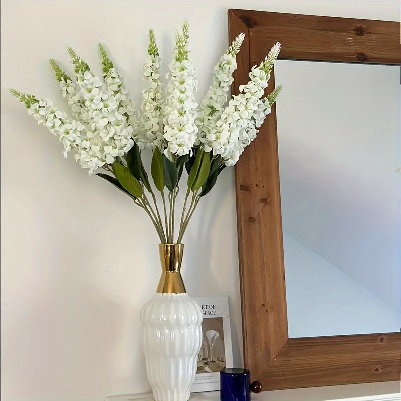 

3pcs, Real Touch Faux Hyacinth Flower Arrangement - Perfect For Home, Office, Cafe, Wedding, And Graduation Party Decoration