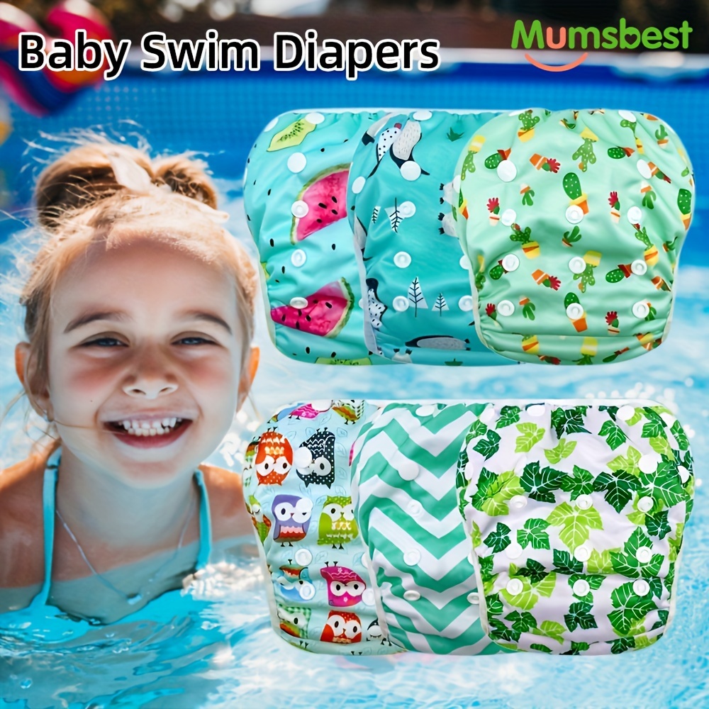 1pc reusable baby boy swim diapers adjustable one Temu