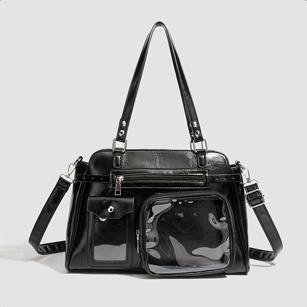 TEMU 2026 New Large-capacity Acg Uniform Bag, Fashionable And Simple, Star-chasing Academic Style Single-shoulder Tote Bag