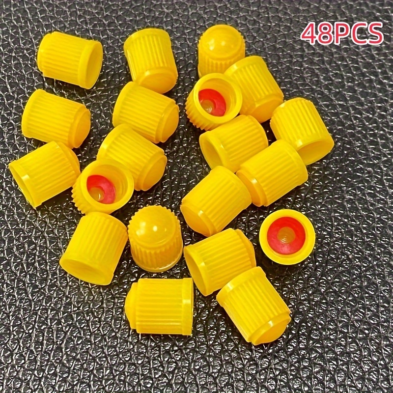 Tapas de Plástico para Válvula Amarillo