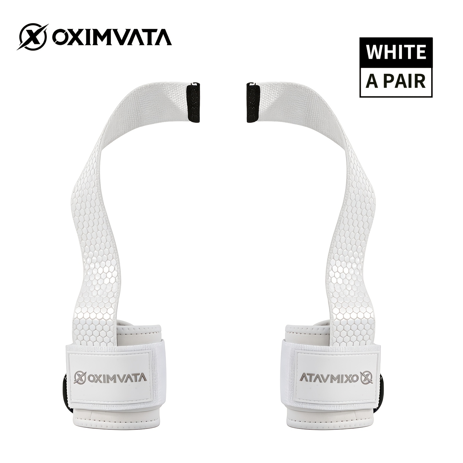 TEMU A Pair Of Wrist Straps With Anti-slip Silicone Padded Pads Are Used For Hard Pulling, , Weight Lifting And Strength Training In (unisex).