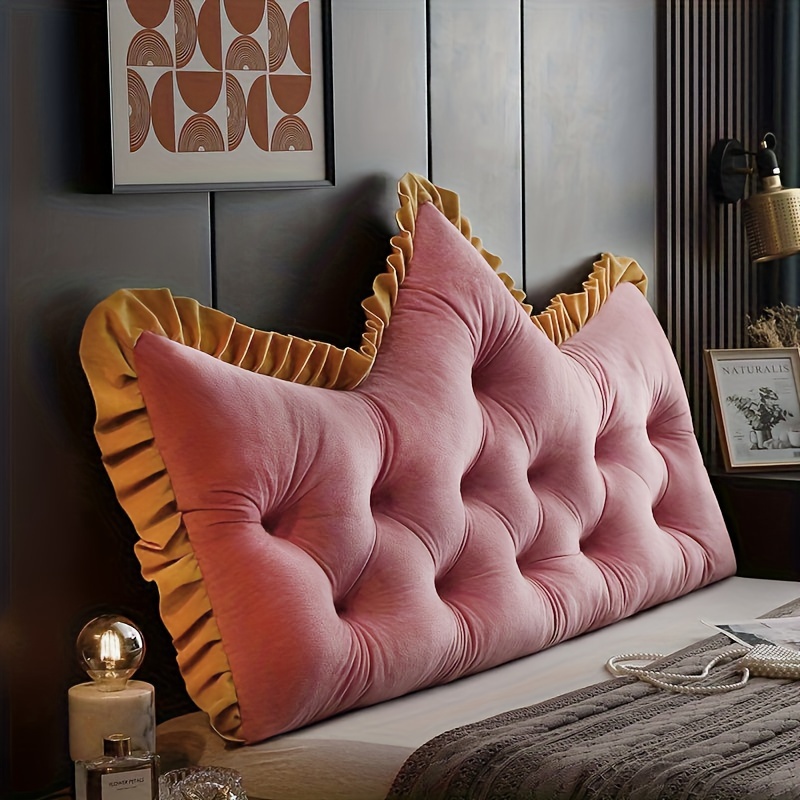 Nordic Style Headboard Cushion, Large Backrest Pillow, Soft Upholstery