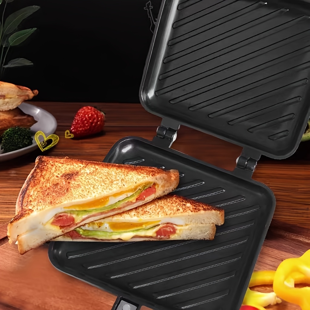 

1pc Japanese-inspired Double-sided Sandwich Maker - Pan For Eggs, & More - Home & Outdoor Camping