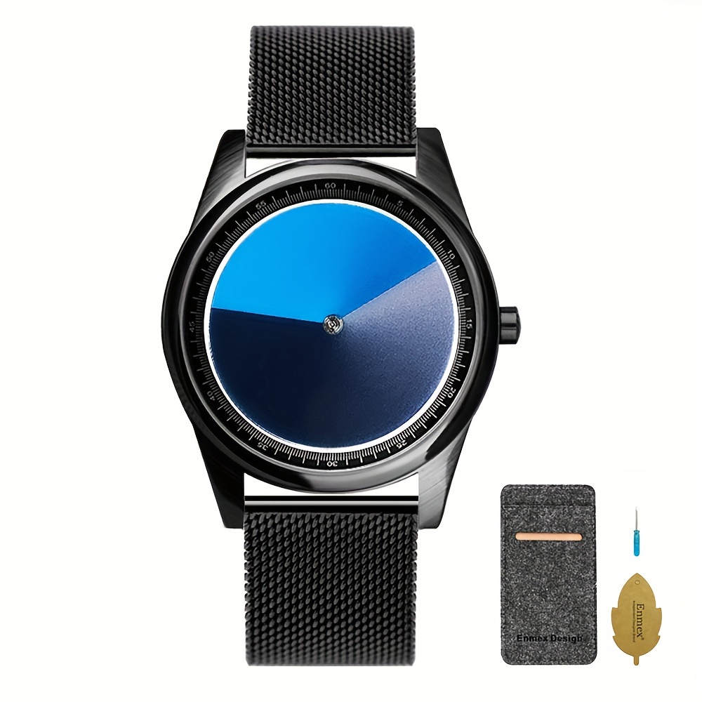 Image of Uncommon And Interesting Innovative Design Watch, Stunning Luxurious Men's Watch, Quartz Watch Suitable For Men And Women, Perfect Gift For