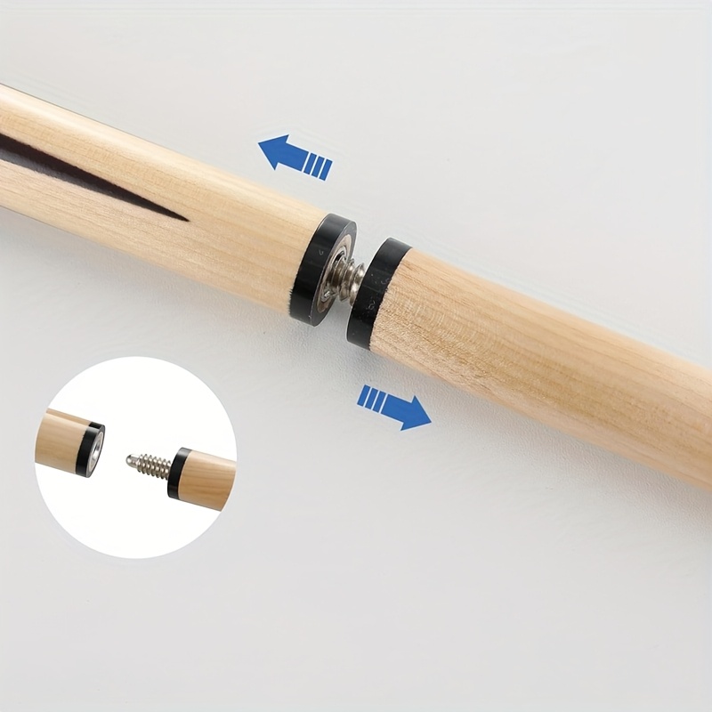 Wooden Snooker/Pool Cues Billiard Sticks 2-Section for Beginners